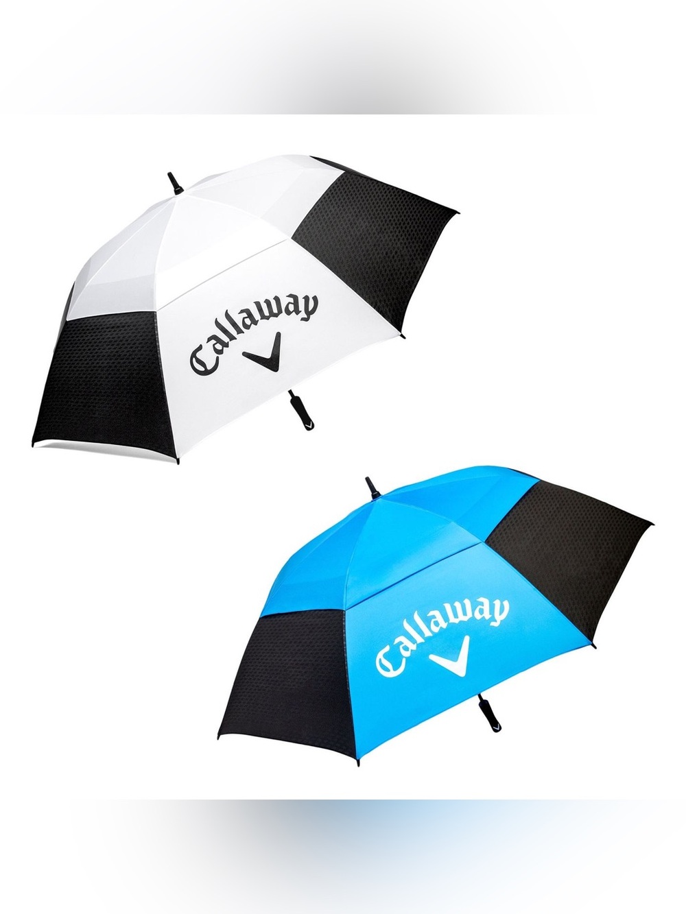 Callaway 62” Automatic Open Vented Golf Umbrella, 2-pack